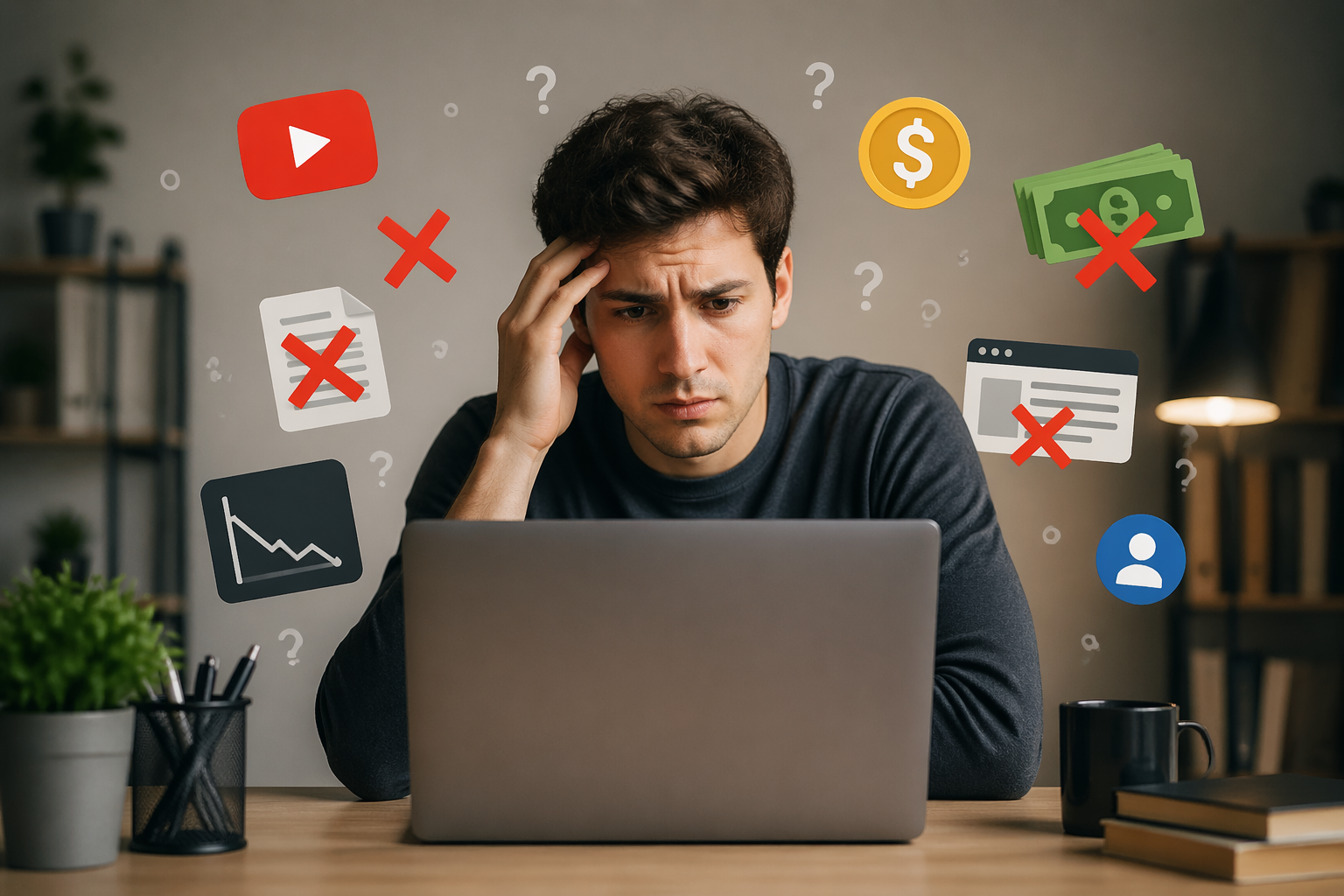 أخطاء يقع فيها المبتدئون في الربح من الإنترنت